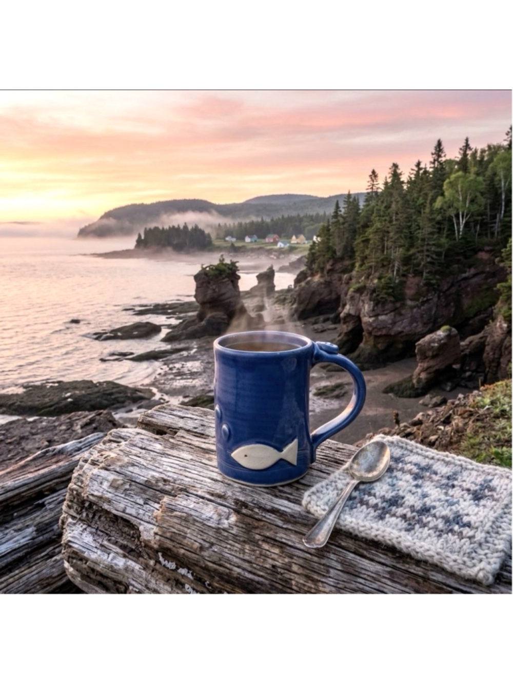 Ginette Arsenault Handmade Studio Pottery Mug - Shediac, NB